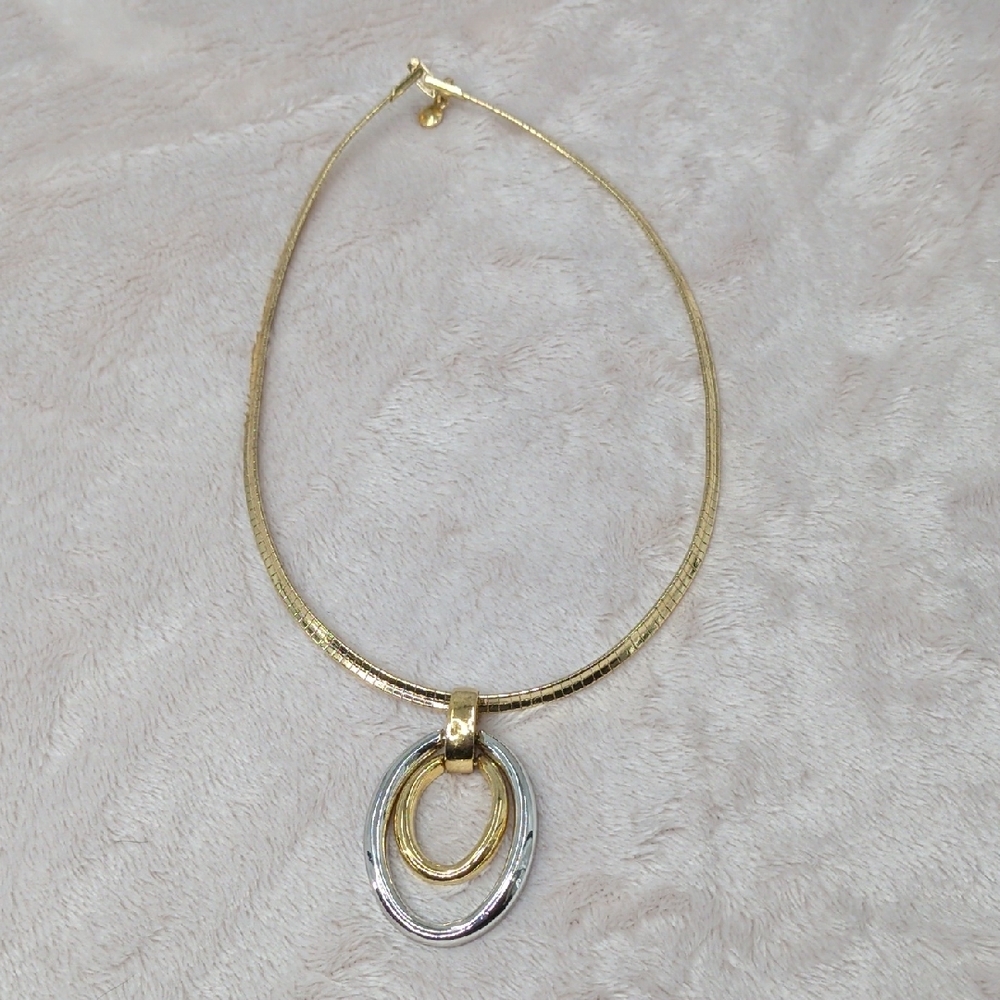 Chic Gold and Silver Necklace